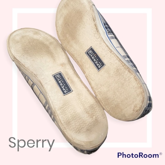 Sperry Top Sider Plaid Flat Women’s Shoes - Picture 5 of 6